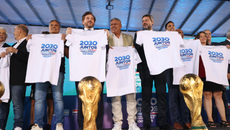 Argentina, Chile, Paraguay y Uruguay presentaron de forma oficial su candidatura conjunta para organizar el Mundial de 2030.