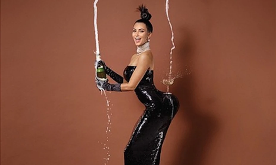 Kardashian fue fotografiada por el francés Jean- Paul Goude