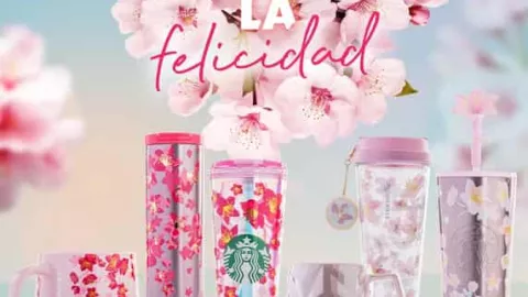 Colección Cherry Blossom 2024 Starbucks