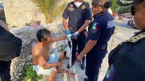 En Umán hieren a hombre tras protagonizar fuerte pleito con su mujer