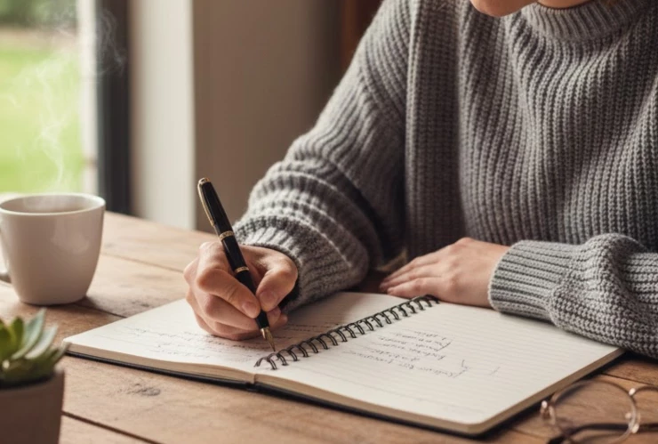 ¿No sabes sobre qué escribir en tu journal? Usa este journaling prompt HOY, viernes 12 de diciembre de 2025