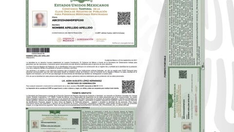 CURP temporal cómo sacar personas repatriadas