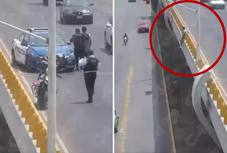 Policía de León evita suicidio de hombre en el puente de José María Morelos el 23 de marzo de 2025 (1).png