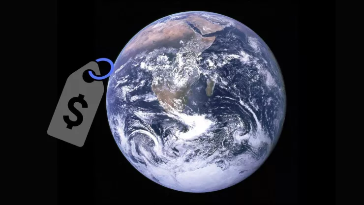 ¿Quién da más? Ponen precio a la Tierra para cuando se venda.