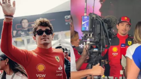 ¿Lo flechó? Influencer mexicana asegura que conquistó a Charles Leclerc en el GP de México