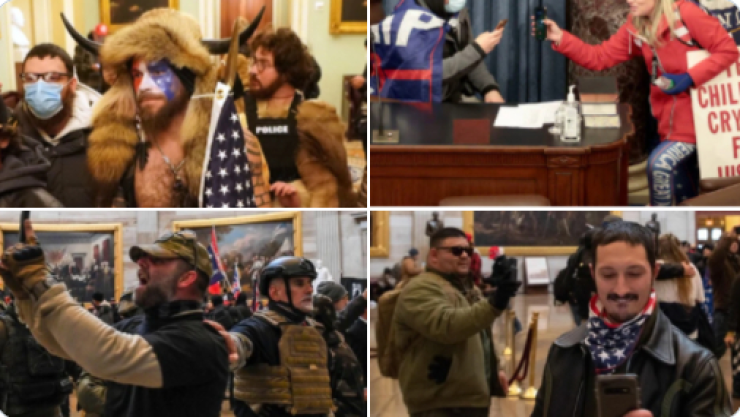 Piden ayuda para identificar a personas que irrumpieron en el Capitolio.