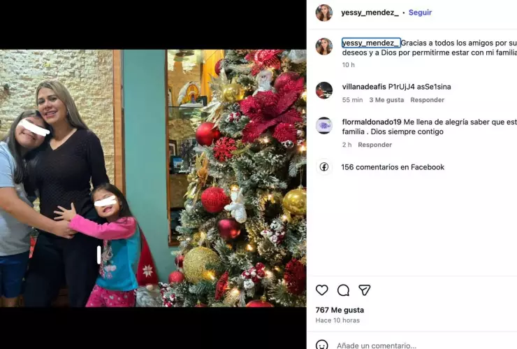 Yesenia Mendez en liberada