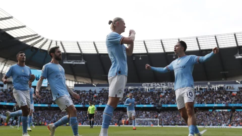 Erling Haaland con el Manchester City