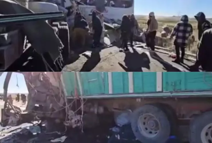 carretera–bolivia-chile-camión-choca-autobús-pasajeros-muertos-cuerpo