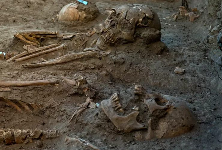 Cementerio del periodo virreinal en el Bosque de Chapultepec.