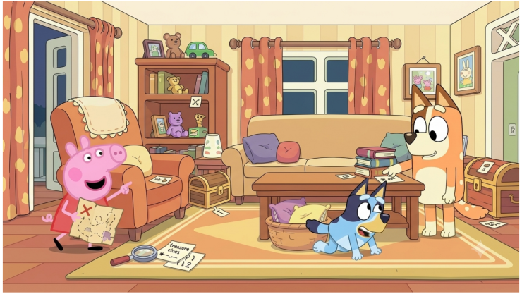 Bluey Peppa Pig