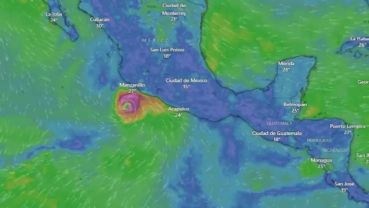 Huracán Flossie_ Confirman formación del fenómeno de categoría 1 en el Pacífico