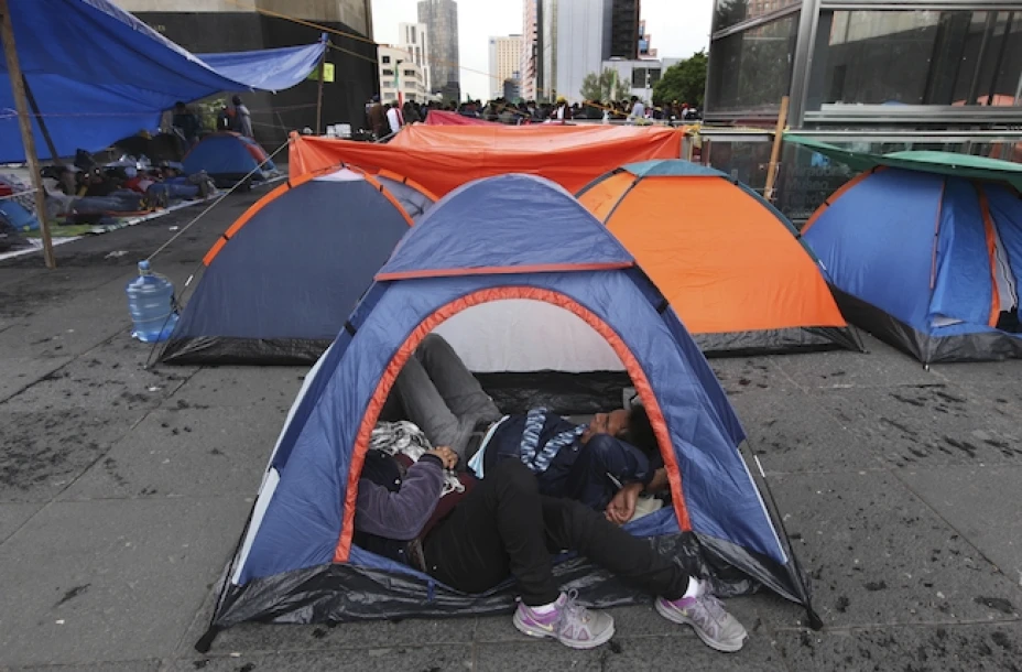 En masa o con una representación, las protestas de la CNTE seguirán en el D.F.