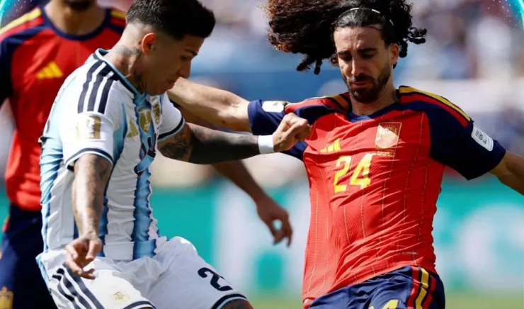 Argentina no remató España