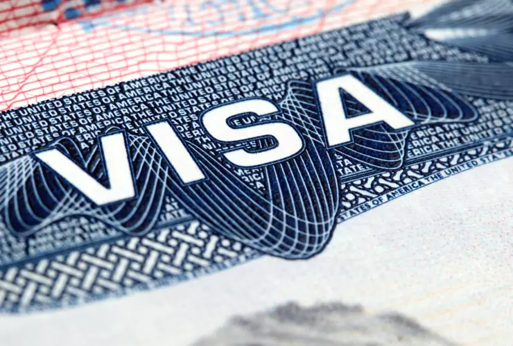 Una visa estadounidense