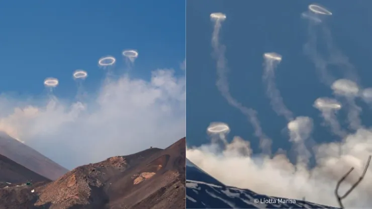 Volcán Etna expulsa anillos volcánicos: ¿Por qué sucede esto?