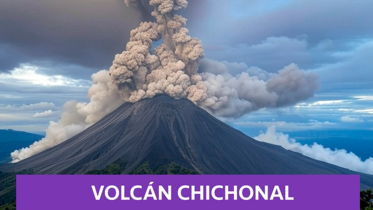 Se cumplen 43 años de la devastadora erupción del volcán Chichonal en Chiapas