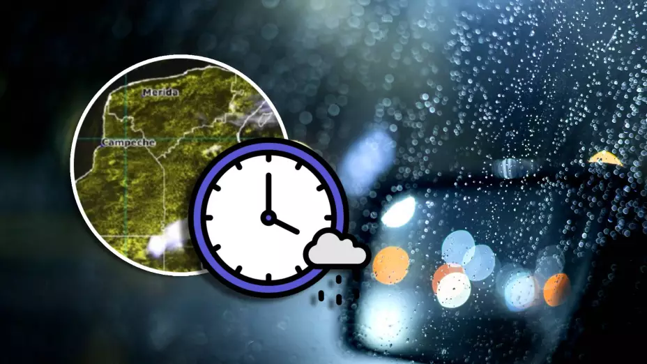Esta es la hora EXACTA en que habrá lluvias en Campeche HOY jueves 28 de agosto de 2025