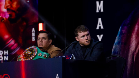Conferencia de prensa en Nueva York Canelo vs Scull