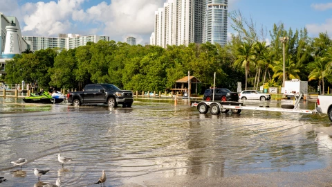 Inundaci&oacute;n en Miami, Florida