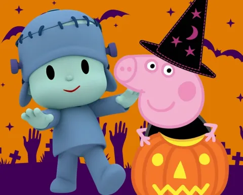 4 capítulos de Peppa Pig y Pocoyó para niños que tienen miedo a Halloween
