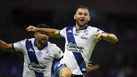 Gastón Silva con el Puebla