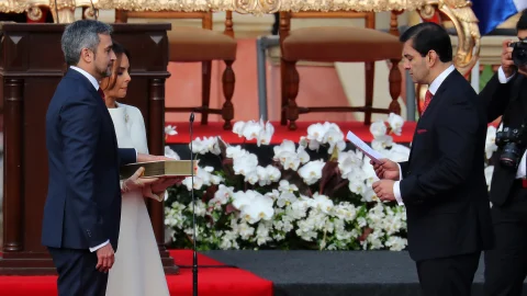 Mario Abdo asume como nuevo presidente de Paraguay