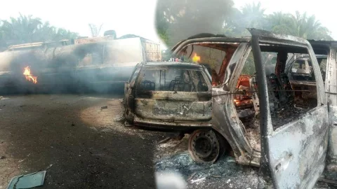 Explota pipa de gasolina y mata a 12 personas.