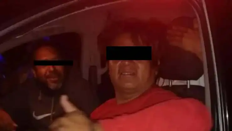 Video Hombre en estado de ebriedad roban una patrulla y se graban