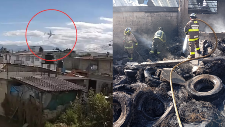 desplome de avioneta en Toluca audio