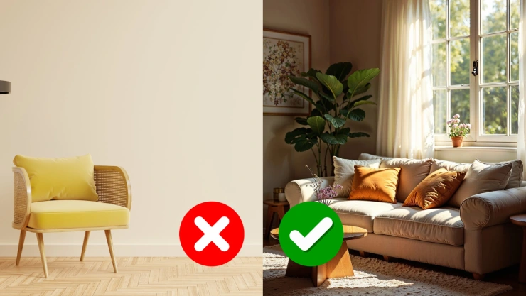 Qué hacer con la esquina vacía de la sala: 6 ideas para volverla funcional