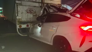 Conductor quedó prensado tras fuerte accidente en la México-Puebla hoy: Así pasó