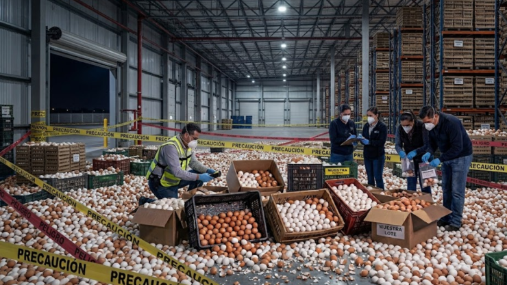 Retiran más de 19 millones de huevos de los supermercados