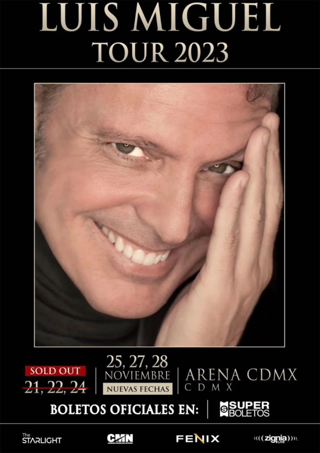 Nuevas fechas Luis Miguel en la Ciudad de México