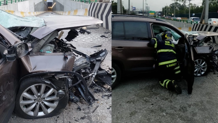 Accidente en carretera México-Toluca deja un muerto, un lesionado y caos rumbo a Constituyentes