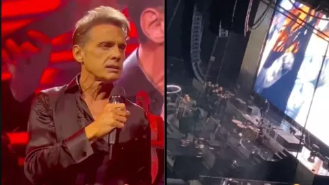 Luis Miguel se enoja y hace berrinche en pleno concierto