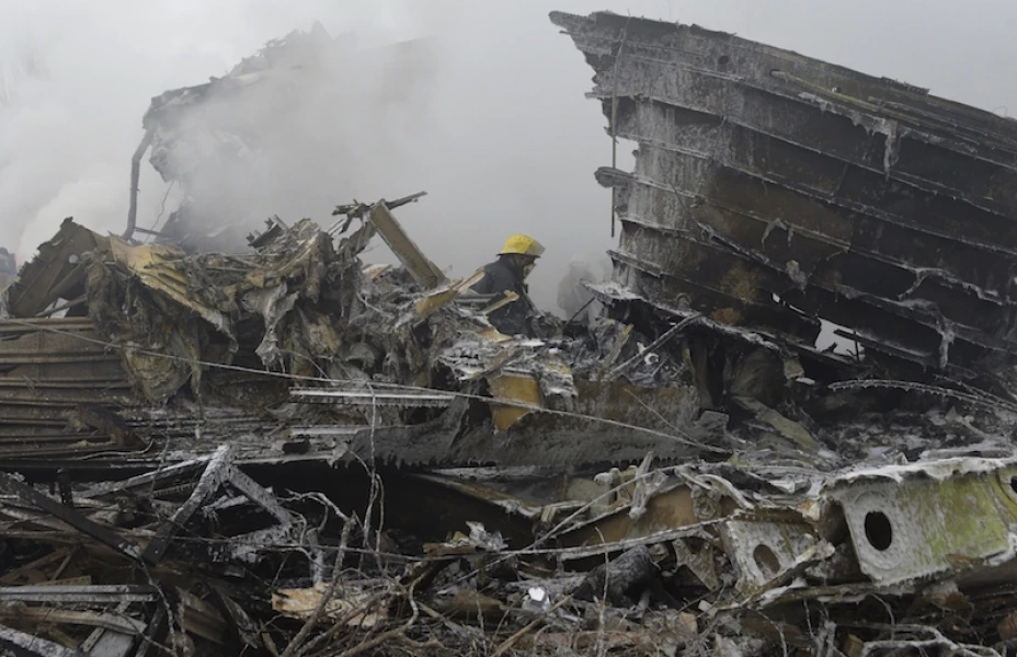 Accidente aéreo en Kirguistán