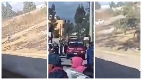 Balacera en Puebla: Banda estafadora y policías desatan pánico