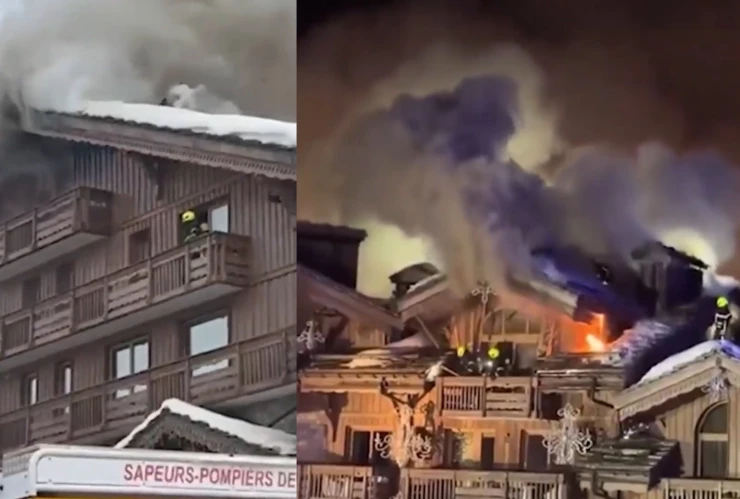 Incendio hotel video