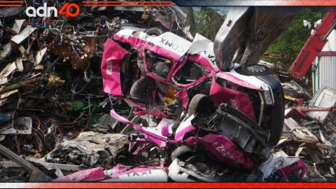 Chatarrizan 110 taxis en CDMX