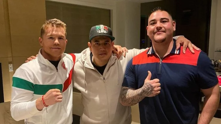Andy Ruiz y Canelo Álvarez