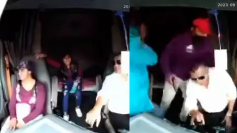 VIDEO: Mujer y niña piden raite a trailero y lo asaltan en la México-Puebla