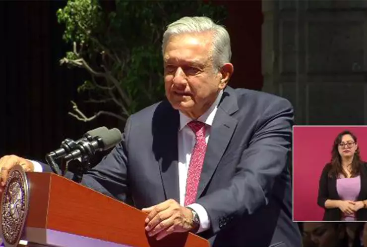 AMLO desde Palacio Nacional
