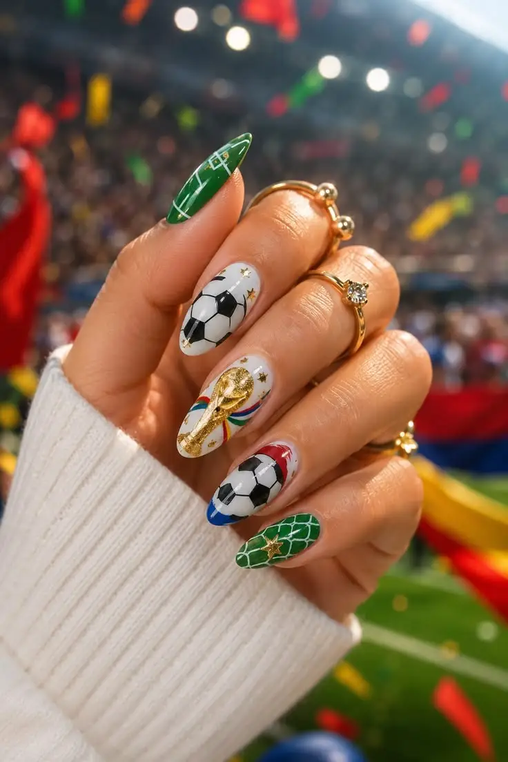 7 diseños de uñas para apoyar a México en el Mundial 2026: están hermosas