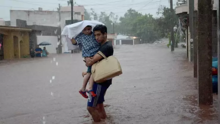 Las lluvias en el estado de Sinaloa han sido las más fuertes en los últimos 10 años/ Foto: Especial
