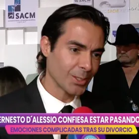 Ernesto D’Alessio confiesa que está pasando por momentos complicados por su divorcio