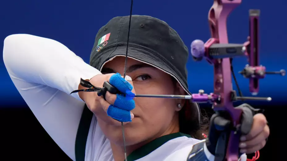 La arquera mexicana Alejandra Valencia.