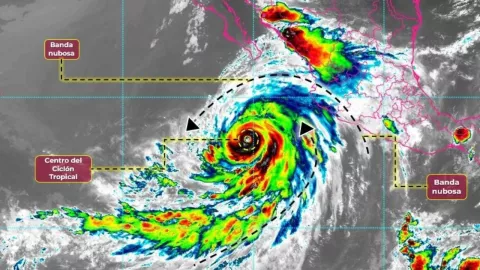 Trayectoria del Huracán Hilary