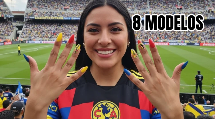 8 modelos de uñas del Club América solo para aficionados REALES: están hermosas en cuadradas o almendradas