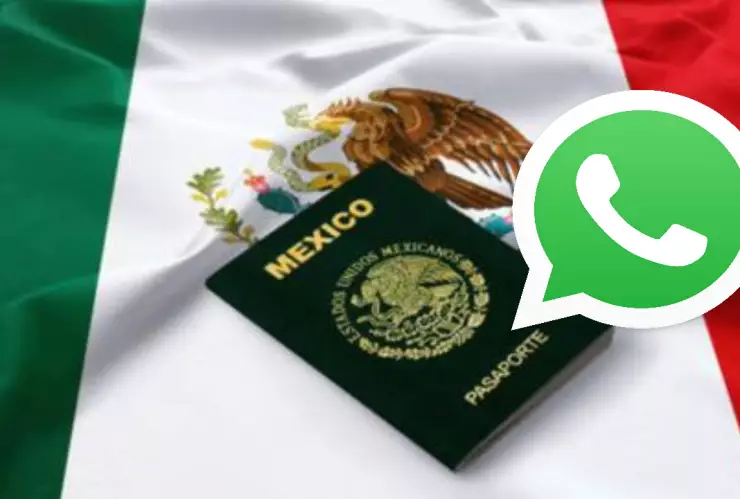 Así puedes pedir tu cita del pasaporte mexicano por WhatsApp
